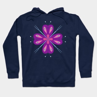 Pink butterfly mandala Hoodie